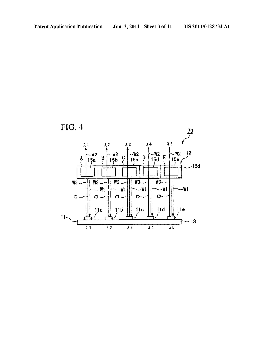 LIGHT SOURCE DEVICE AND IMAGE DISPLAY DEVICE HAVING A WAVELENGTH SELECTIVE     ELEMENT - diagram, schematic, and image 04