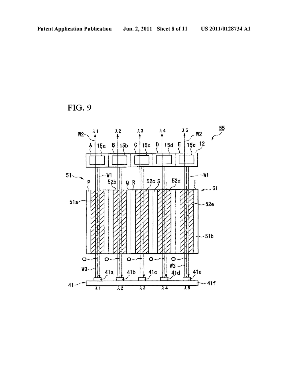 LIGHT SOURCE DEVICE AND IMAGE DISPLAY DEVICE HAVING A WAVELENGTH SELECTIVE     ELEMENT - diagram, schematic, and image 09
