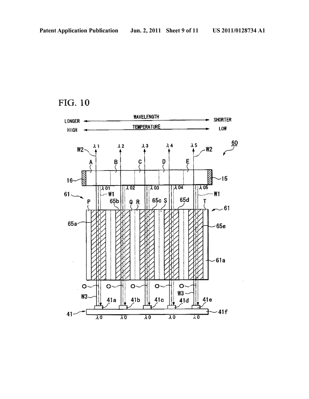 LIGHT SOURCE DEVICE AND IMAGE DISPLAY DEVICE HAVING A WAVELENGTH SELECTIVE     ELEMENT - diagram, schematic, and image 10