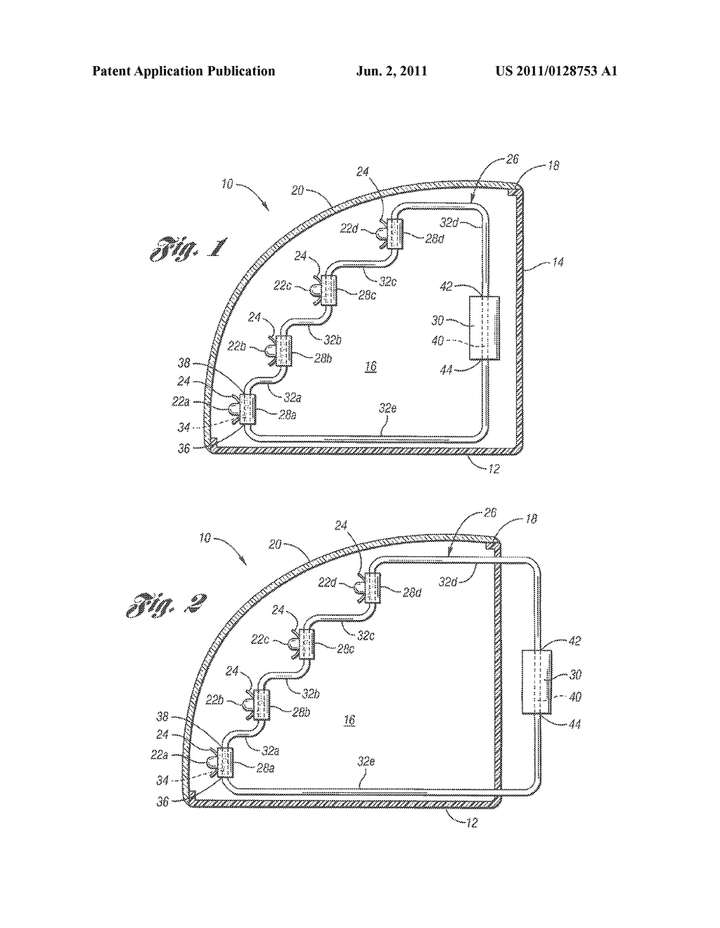 SYSTEM AND METHOD FOR HEAT DISSIPATION FROM AN AUTOMOTIVE LIGHTING     ASSEMBLY HAVING A LIQUID COOLING CIRCUIT - diagram, schematic, and image 02