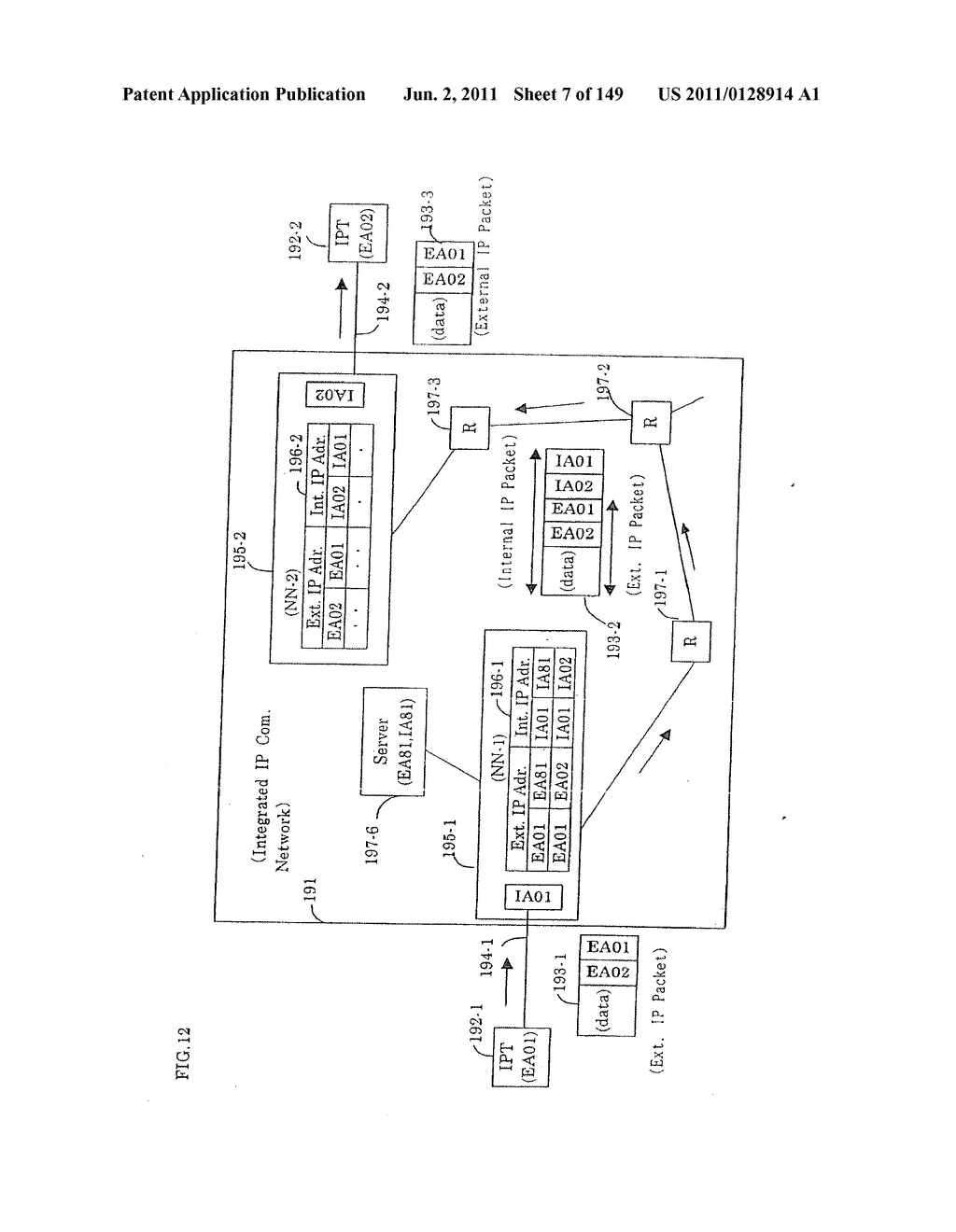 TERMINAL-TO-TERMINAL COMMUNICATION CONNECTION CONTROL METHOD USING IP     TRANSFER NETWORK - diagram, schematic, and image 08