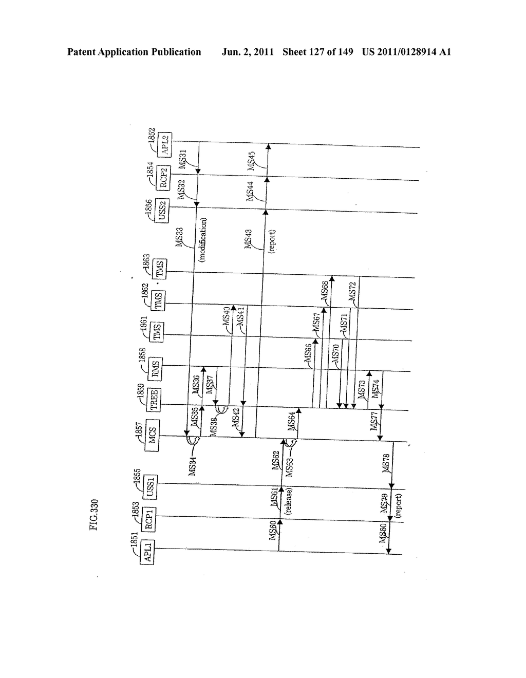 TERMINAL-TO-TERMINAL COMMUNICATION CONNECTION CONTROL METHOD USING IP     TRANSFER NETWORK - diagram, schematic, and image 128