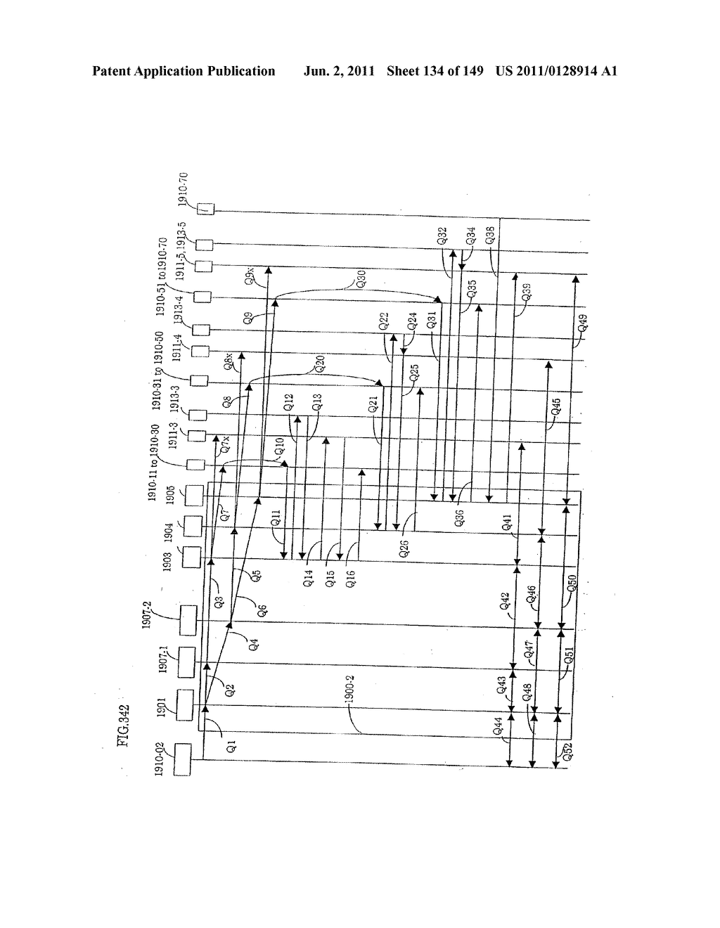 TERMINAL-TO-TERMINAL COMMUNICATION CONNECTION CONTROL METHOD USING IP     TRANSFER NETWORK - diagram, schematic, and image 135