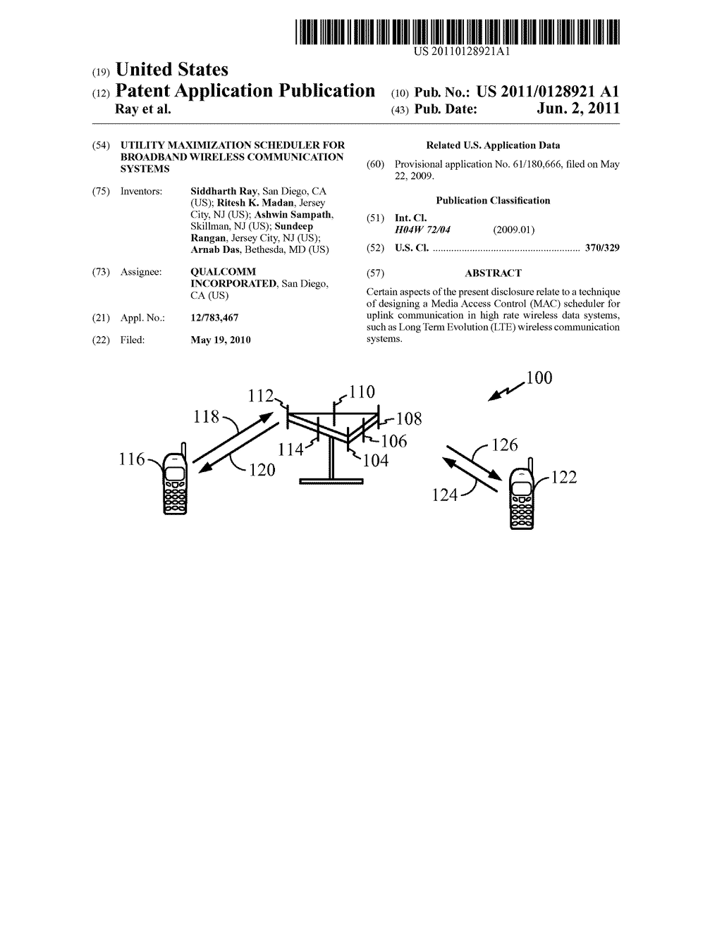 UTILITY MAXIMIZATION SCHEDULER FOR BROADBAND WIRELESS COMMUNICATION     SYSTEMS - diagram, schematic, and image 01