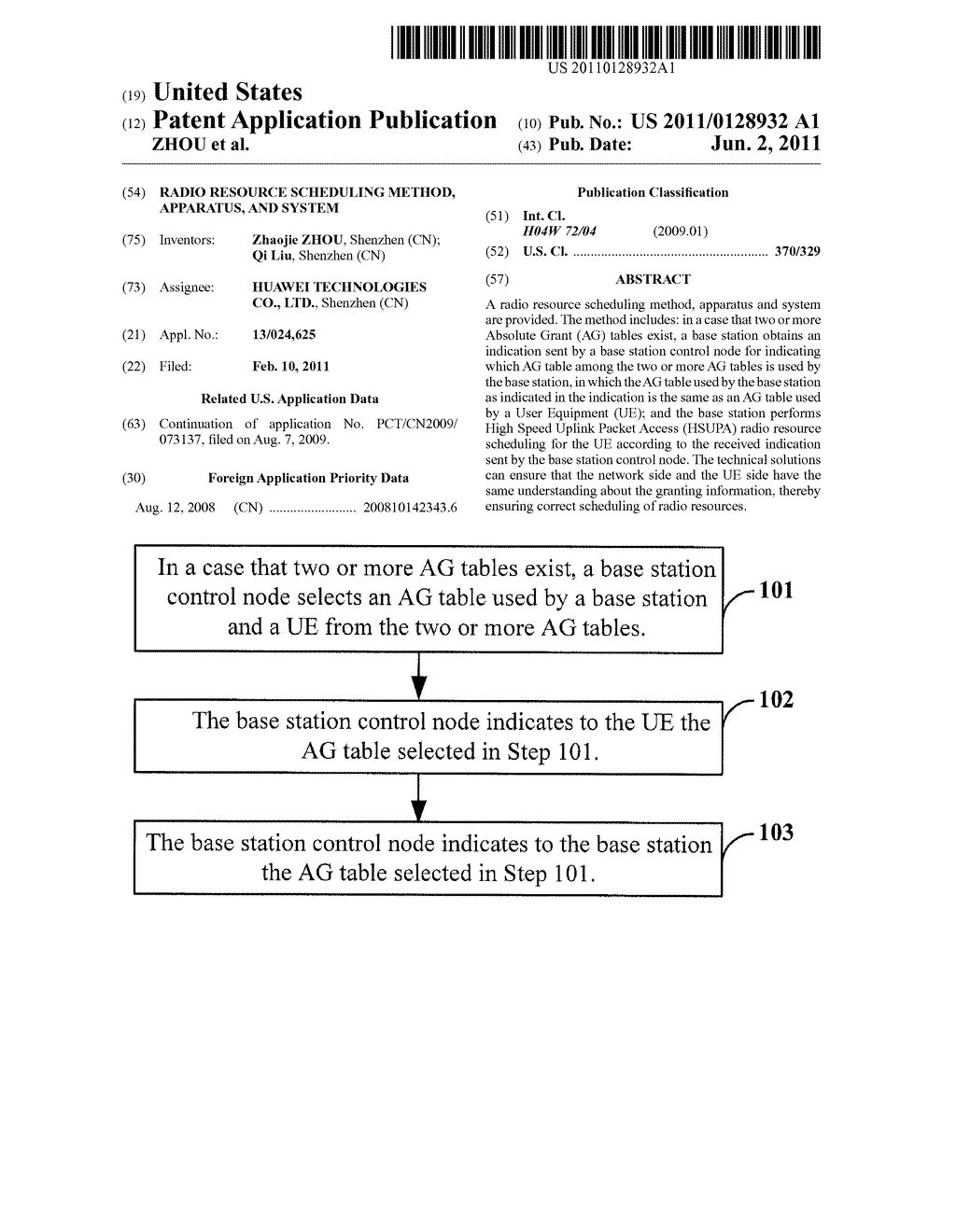 RADIO RESOURCE SCHEDULING METHOD, APPARATUS, AND SYSTEM - diagram, schematic, and image 01