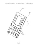 TELEPHONE WITH AN INFORMATION PANEL diagram and image