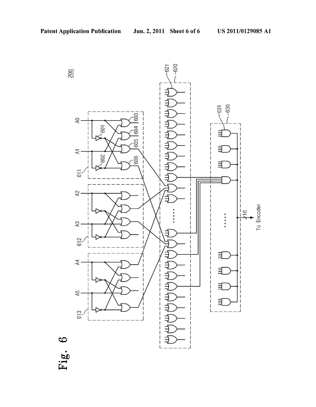 CRYPTOGRAPHIC DEVICE FOR IMPLEMENTING S-BOX - diagram, schematic, and image 07