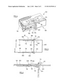 AUDIO/VIDEO APPLIANCE OF IMPROVED ERGONOMICS AND EXTRACTABILITY FOR     INCORPORATING IN A MOTOR VEHICLE, IN PARTICULAR  A CAR RADIO diagram and image