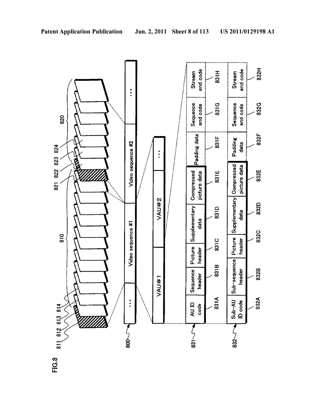 RECORDING MEDIUM, REPRODUCING DEVICE, ENCODING DEVICE, INTEGRATED CIRCUIT,     AND REPRODUCTION OUTPUT DEVICE - diagram, schematic, and image 09