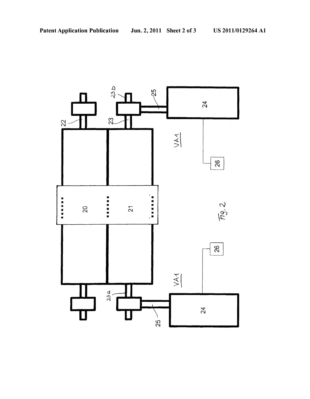 METHOD AND PRINTING APPARATUS TO PRINT A CONTINUOUS PRINTING SUBSTRATE - diagram, schematic, and image 03