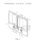 PRINTER WITH BRACKET FOR HOLDING PAPER TRAY diagram and image