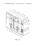 PRINTER WITH BRACKET FOR HOLDING PAPER TRAY diagram and image