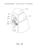 PRINTER WITH BRACKET FOR HOLDING PAPER TRAY diagram and image