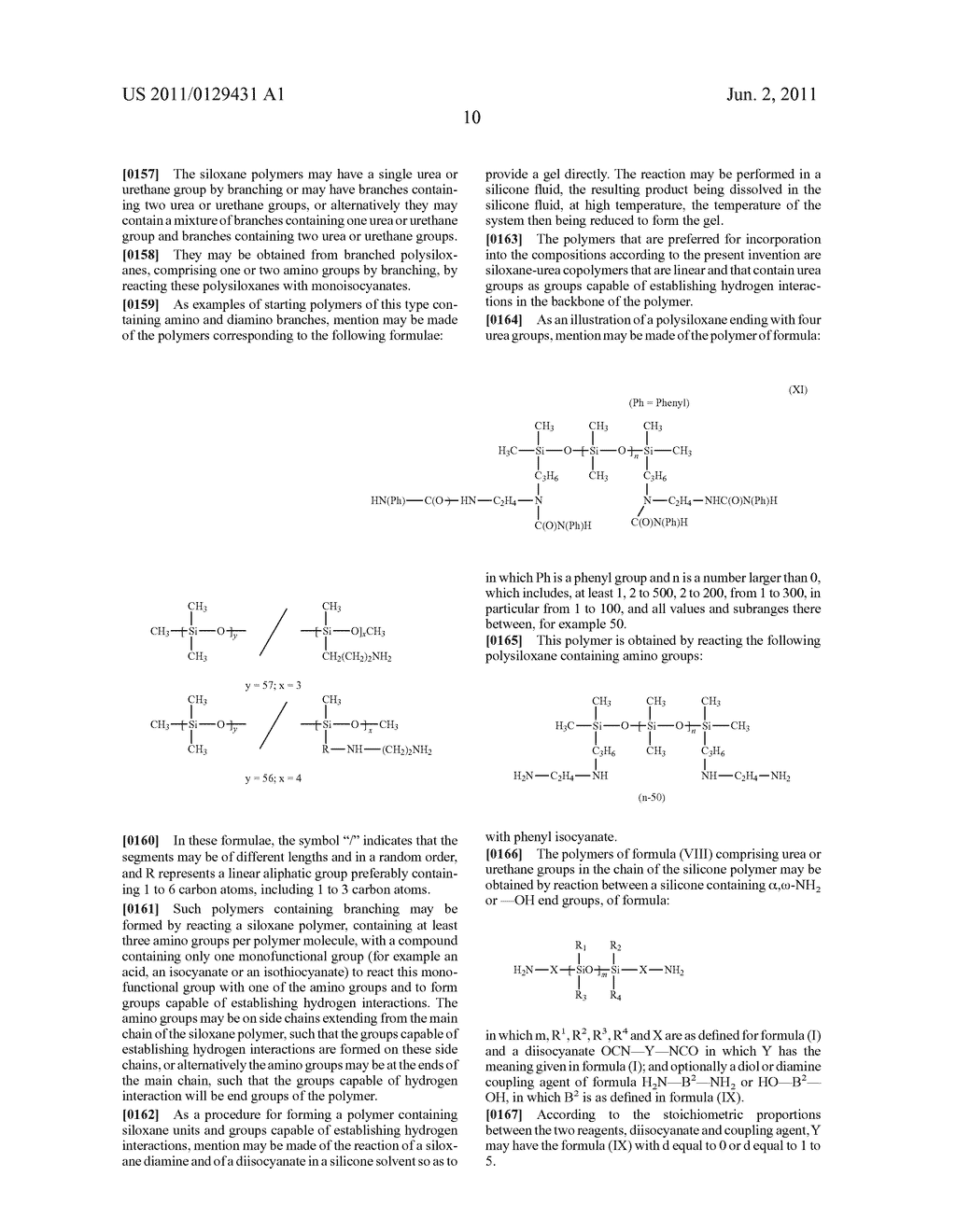 COMPOSITION CONTAINING A POLYORGANOSILOXANE POLYMER, A THICKENING AGENT     AND AT LEAST ONE VOLATILE ALCOHOL - diagram, schematic, and image 11