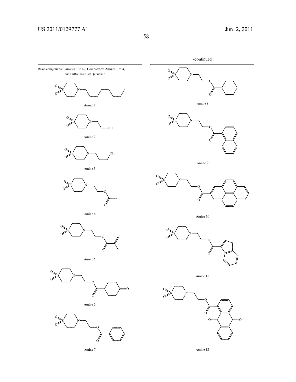 CHEMICALLY AMPLIFIED RESIST COMPOSITION AND PATTERNING PROCESS - diagram, schematic, and image 59