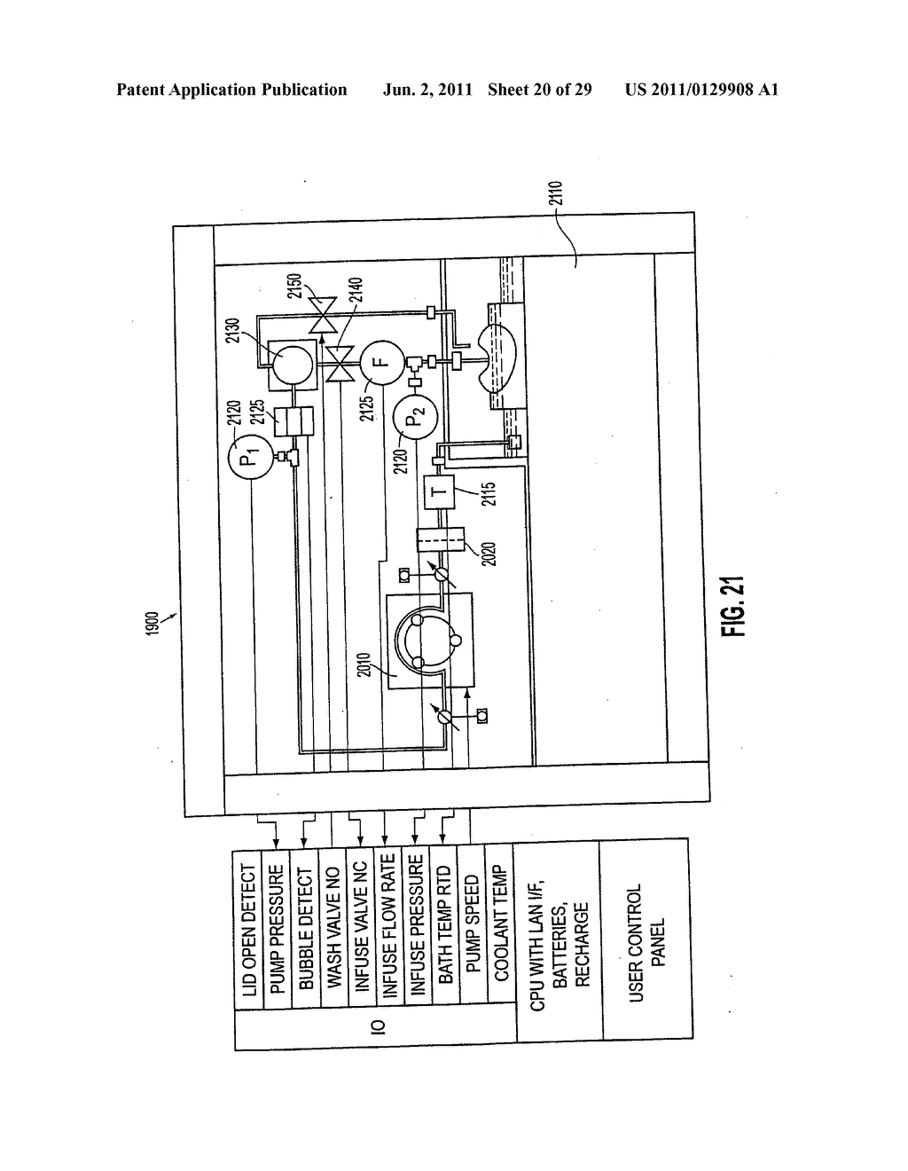 Apparatus and method for maintaining and/or restoring viability of organs - diagram, schematic, and image 21