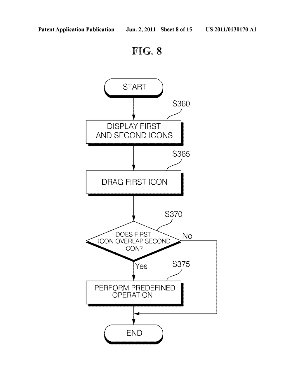 MOBILE TERMINAL AND METHOD OF CONTROLLING THE OPERATION OF THE MOBILE     TERMINAL - diagram, schematic, and image 09