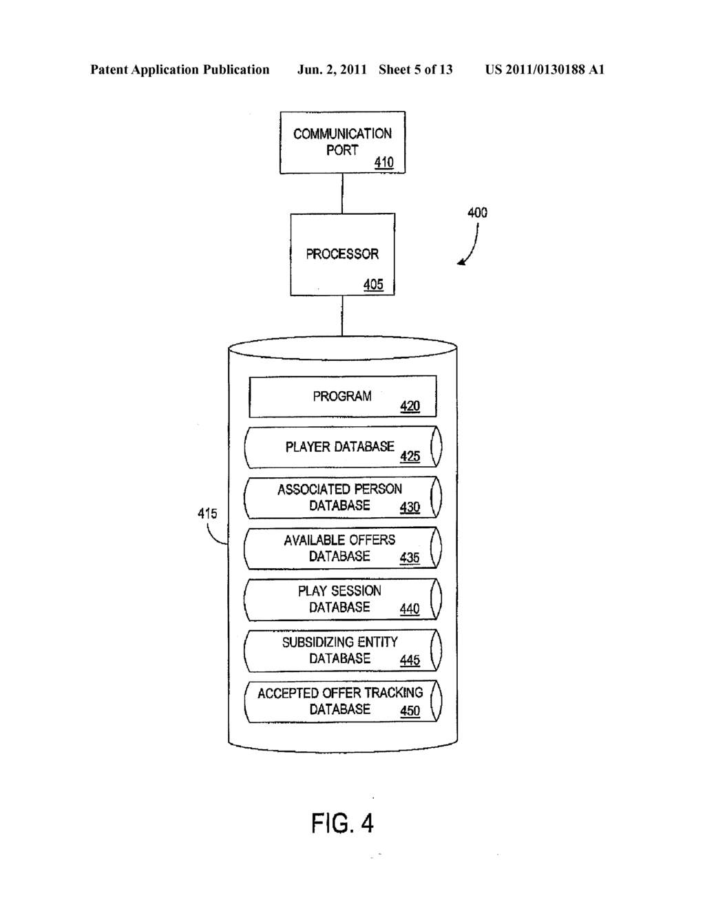 METHODS AND SYSTEMS FOR FACILITATING PLAY AT A GAMING DEVICE BY MEANS OF     THIRD PARTY OFFERS - diagram, schematic, and image 06