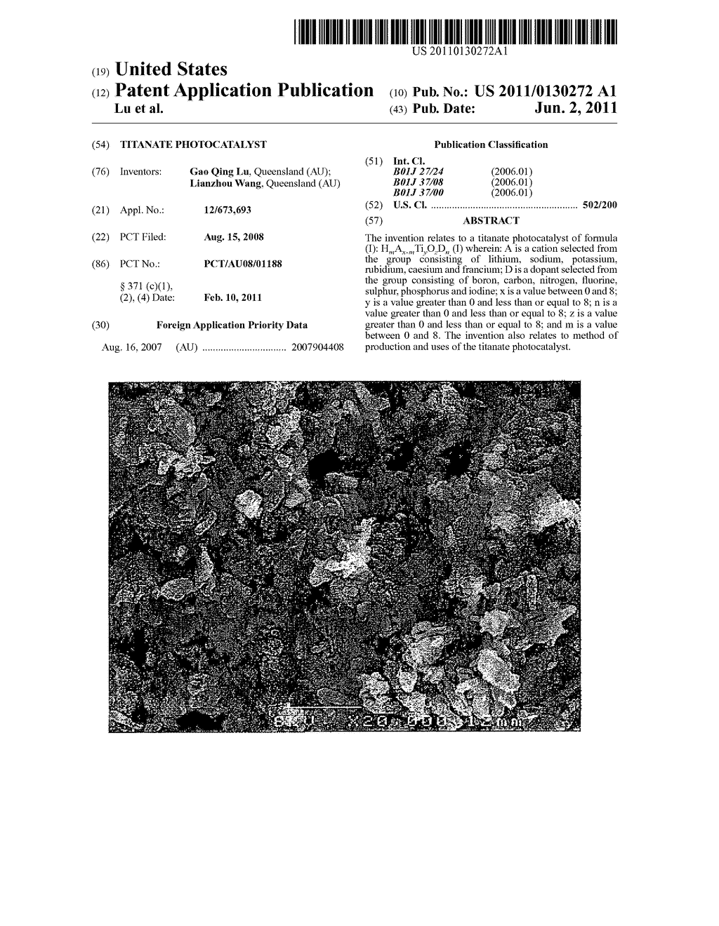 TITANATE PHOTOCATALYST - diagram, schematic, and image 01