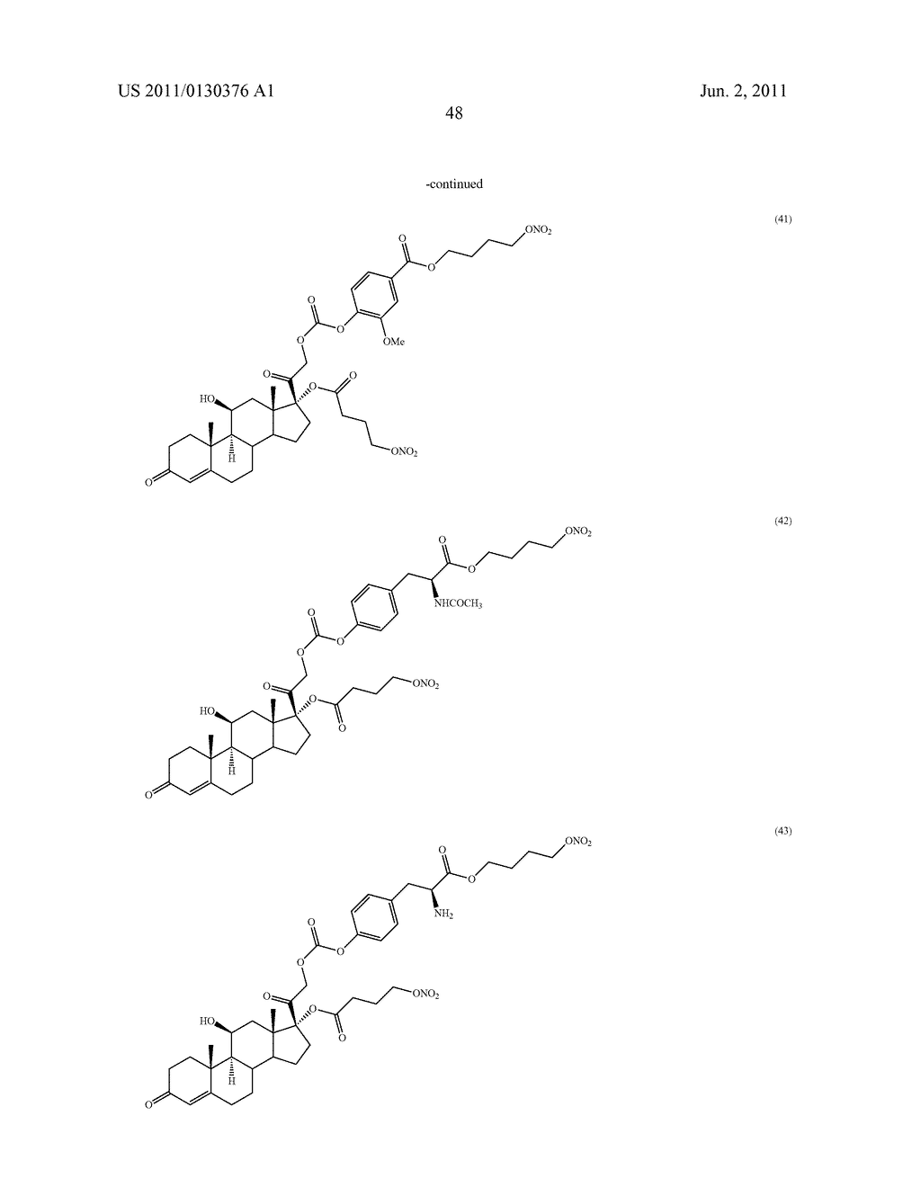 NEW NO RELEASING STEROIDS DERIVATIVES - diagram, schematic, and image 49