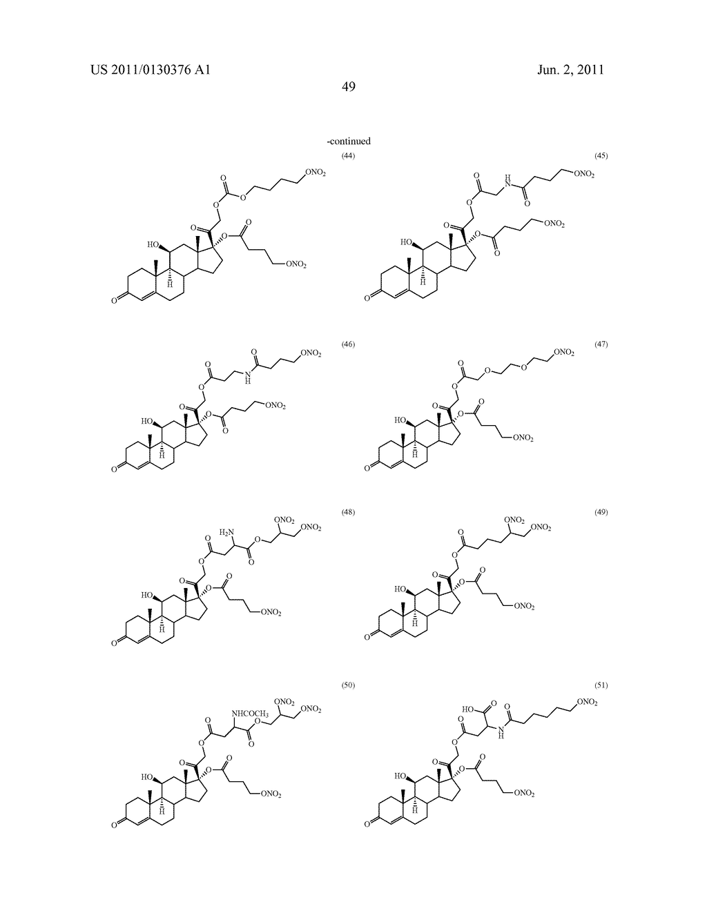 NEW NO RELEASING STEROIDS DERIVATIVES - diagram, schematic, and image 50