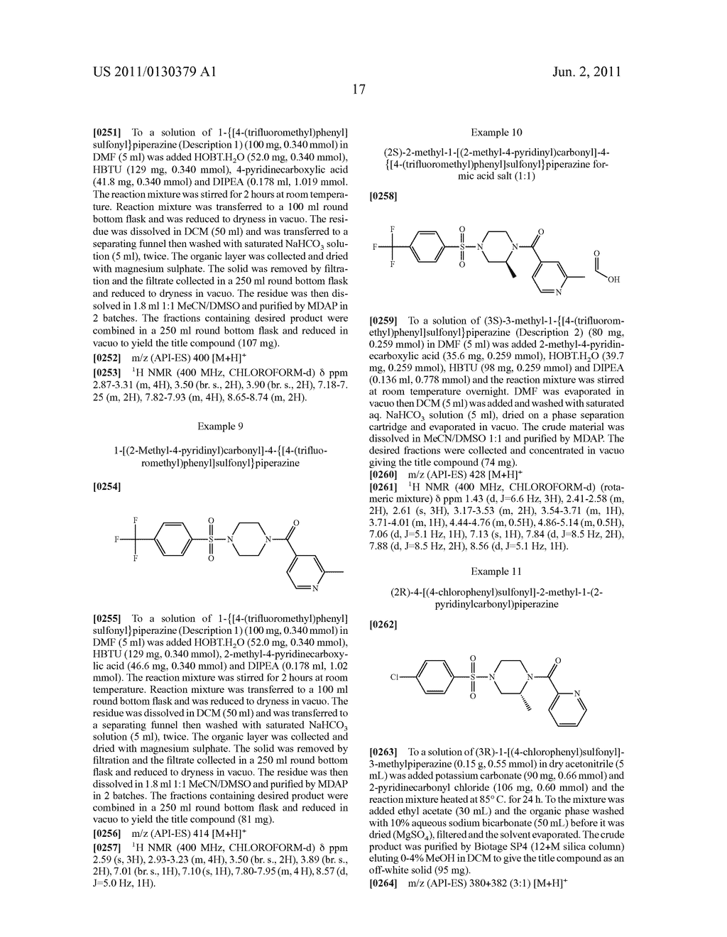 PIPERAZINE DERIVATIVES USED AS CAV2.2 CALCIUM CHANNEL MODULATORS - diagram, schematic, and image 18