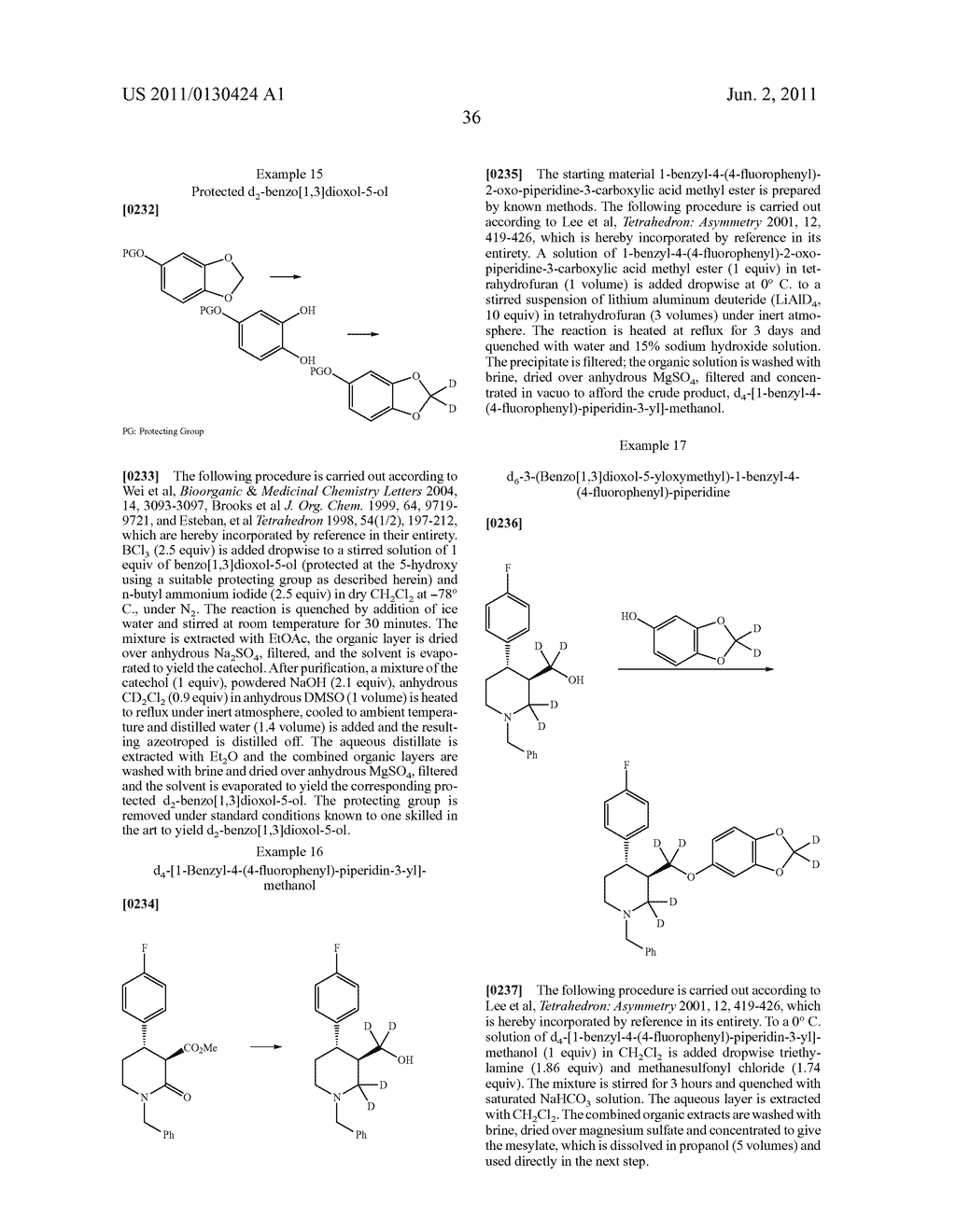 SUBSTITUTED PHENYLPIPERIDINES WITH SEROTONINERGIC ACTIVITY AND ENHANCED     THERAPEUTIC PROPERTIES - diagram, schematic, and image 37