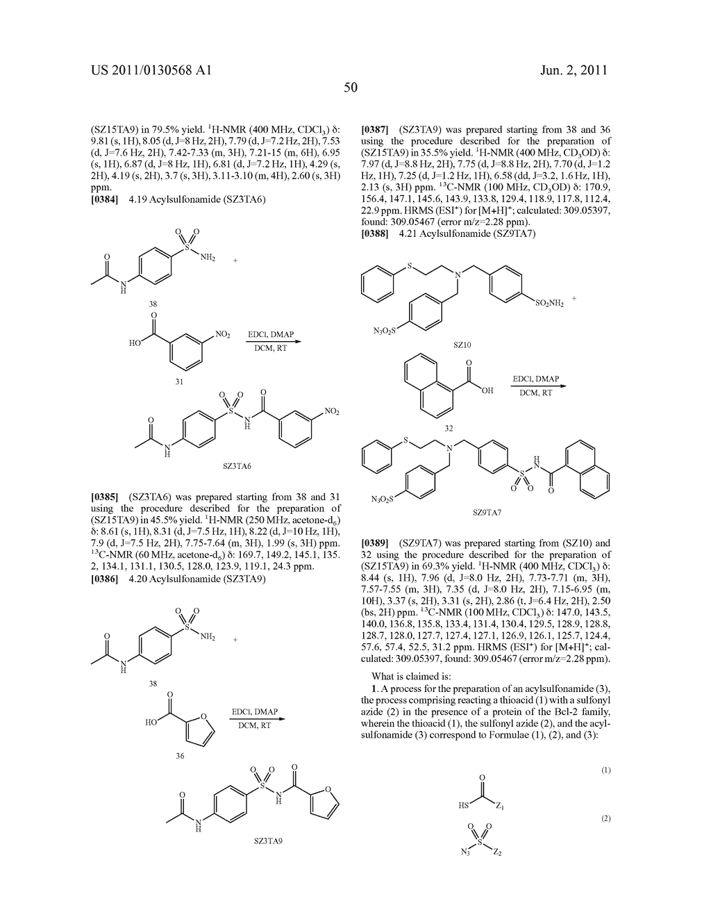 Acylsulfonamides and Processes for Producing the Same - diagram, schematic, and image 70