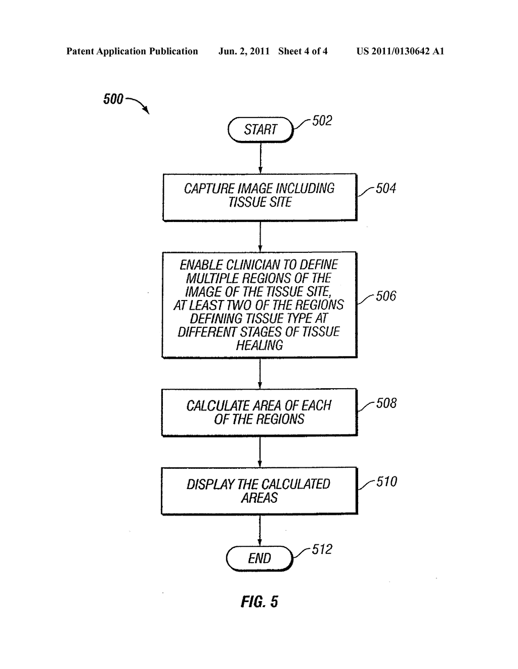SYSTEM AND METHOD FOR TRACKING HEALING PROGRESS OF TISSUE - diagram, schematic, and image 05