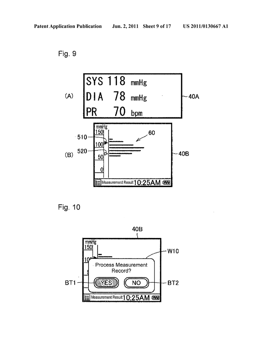 BLOOD PRESSURE INFORMATION DISPLAY DEVICE, BLOOD PRESSURE INFORMATION     DISPLAY SYSTEM, BLOOD PRESSURE INFORMATION DISPLAY METHOD, AND RECORDING     MEDIUM RECORDED WITH BLOOD PRESSURE INFORMATION DISPLAY PROGRAM - diagram, schematic, and image 10