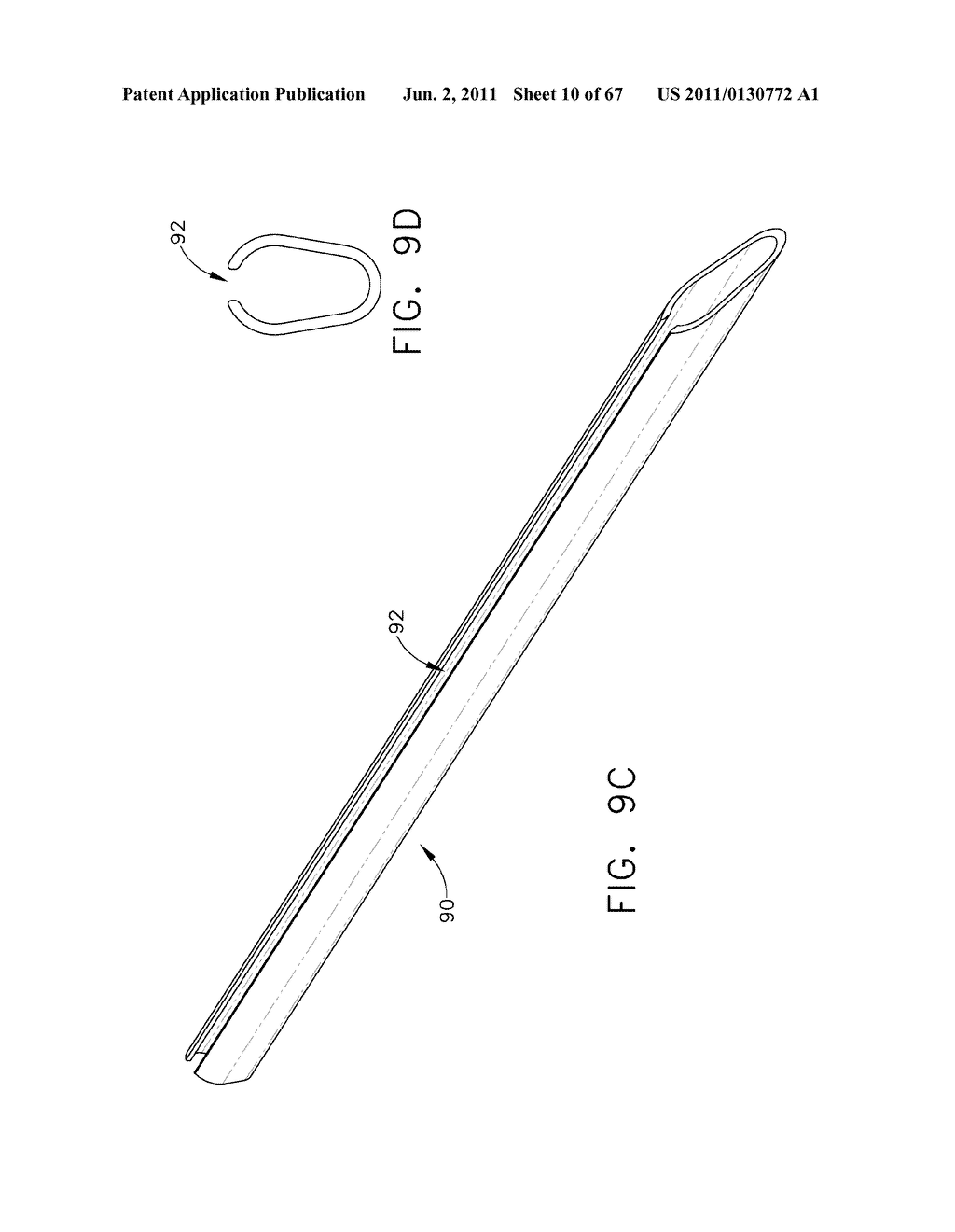 Device For Deploying A Fastener For Use In A Gastric Volume Reduction     Prodecure - diagram, schematic, and image 11