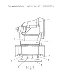 HEAD FOR POSITIONING A TOOL ON IRREGULAR SURFACES diagram and image