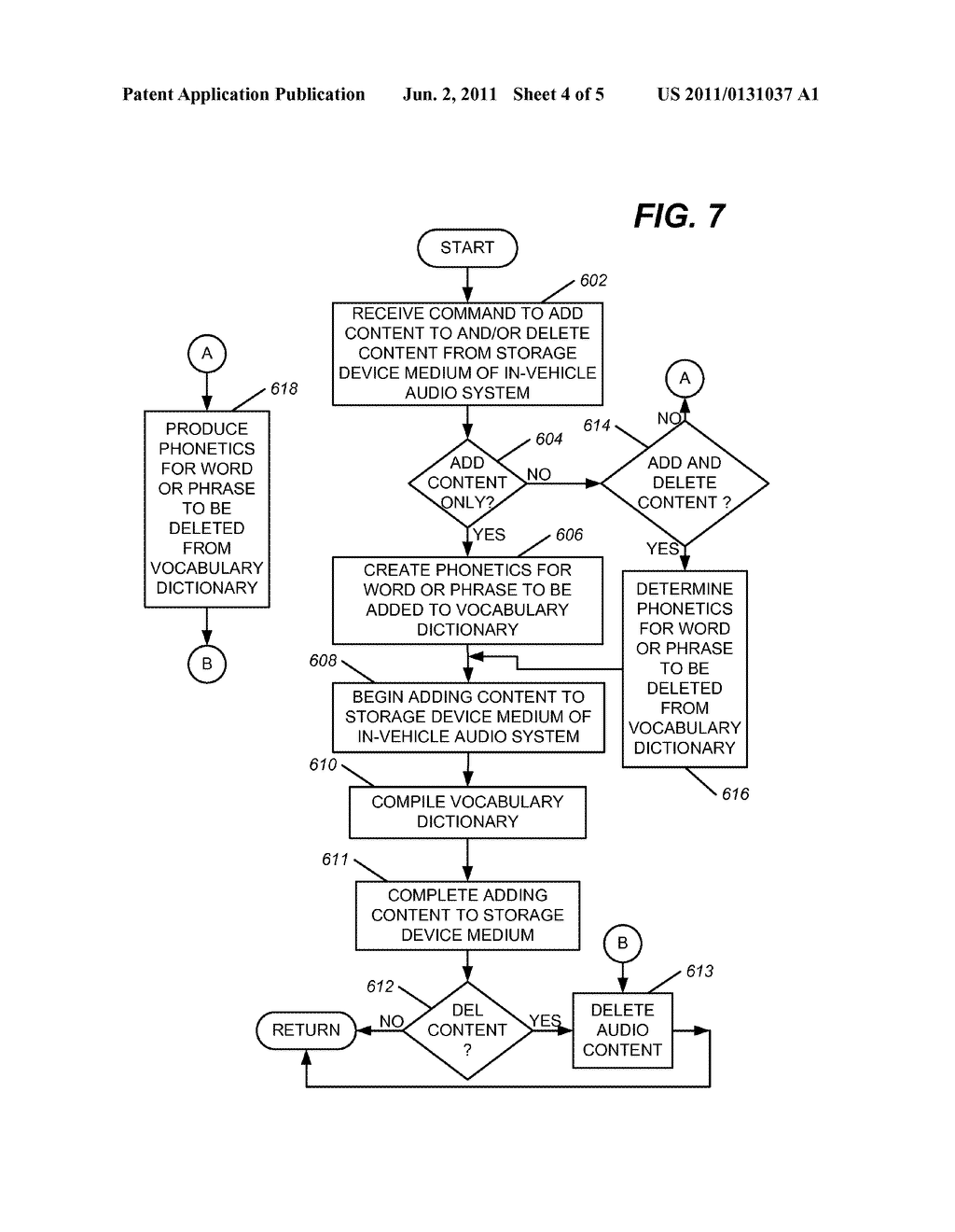 Vocabulary Dictionary Recompile for In-Vehicle Audio System - diagram, schematic, and image 05