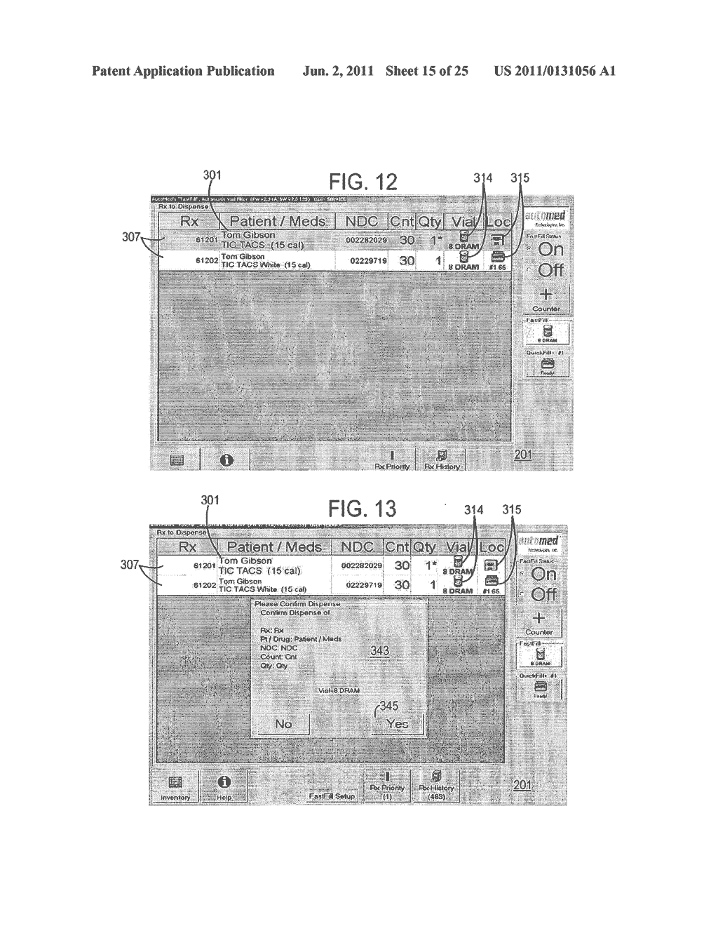 SYSTEM AND METHOD FOR MANAGEMENT OF PHARMACY WORKFLOW - diagram, schematic, and image 16