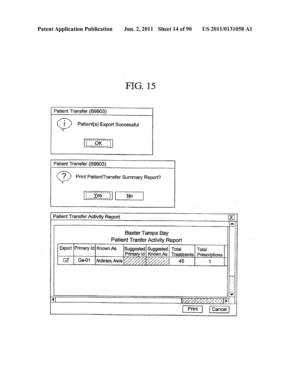 THERAPY MANAGEMENT SYSTEM AND METHOD FOR PERITONEAL DIALYSIS - diagram, schematic, and image 15