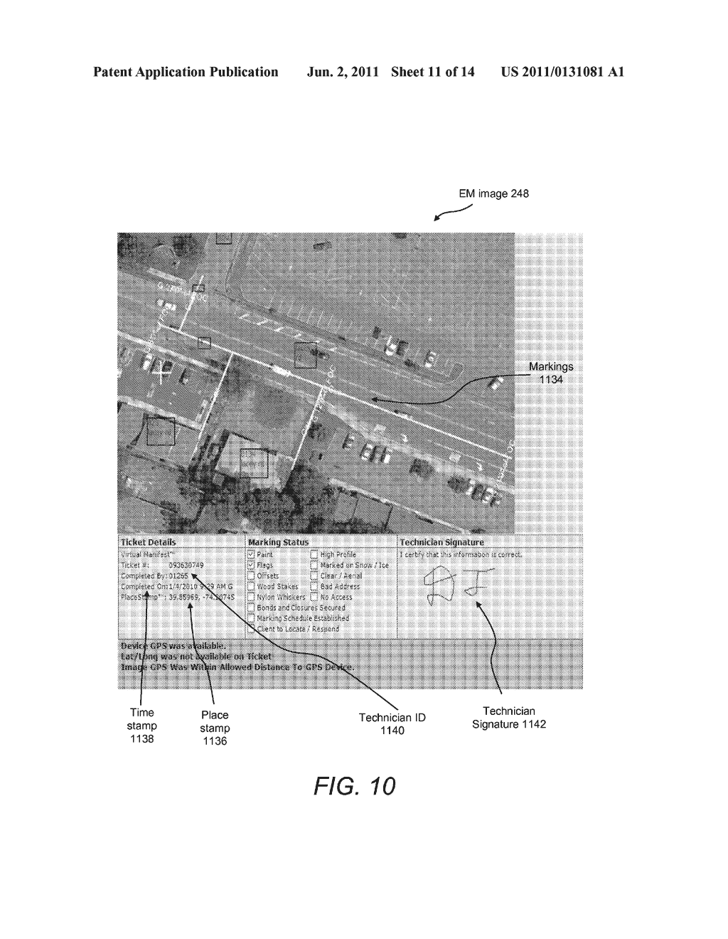 METHODS, APPARATUS, AND SYSTEMS FOR PROVIDING AN ENHANCED POSITIVE     RESPONSE IN UNDERGROUND FACILITY LOCATE AND MARKING OPERATIONS - diagram, schematic, and image 12