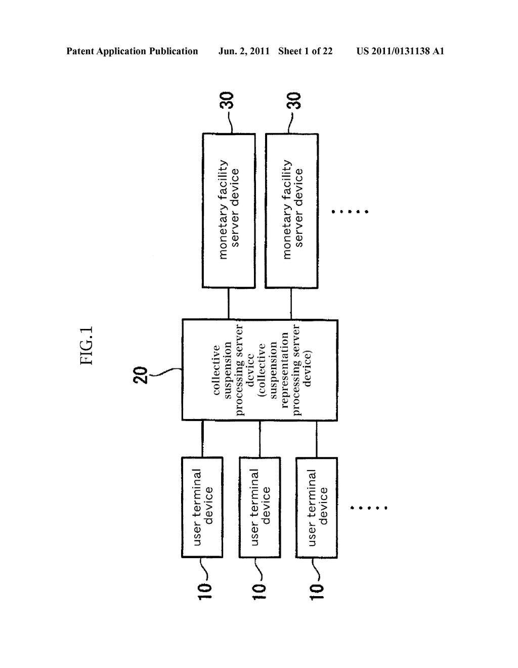 COLLECTIVE SUSPENSION/SETTLEMENT REPRESENTATION PROCESSING SERVER DEVICE     AND PROGRAM - diagram, schematic, and image 02