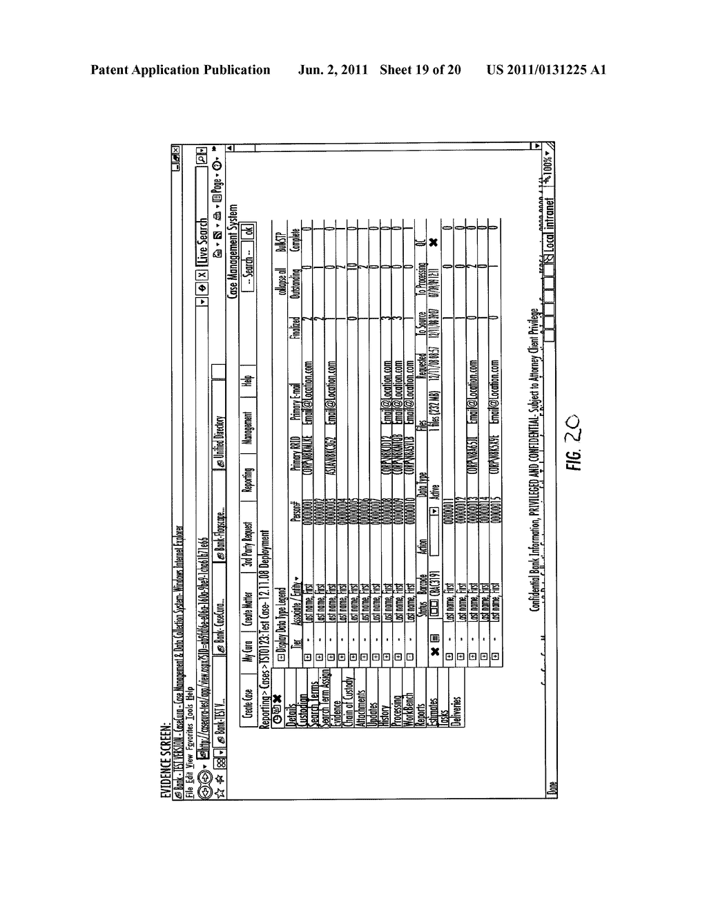 AUTOMATED STRAIGHT-THROUGH PROCESSING IN AN ELECTRONIC DISCOVERY SYSTEM - diagram, schematic, and image 20