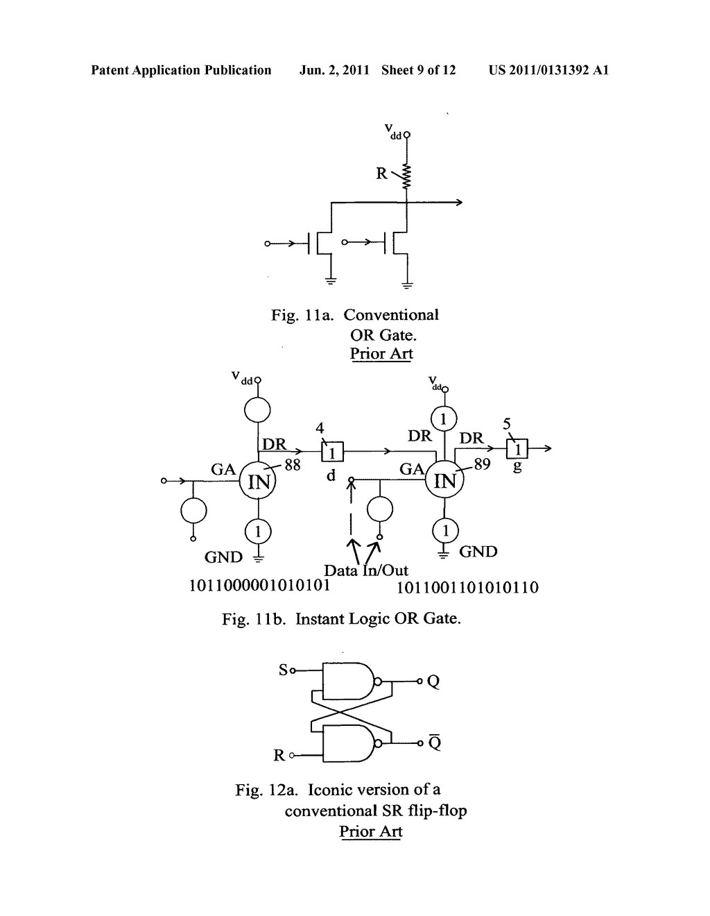 Method and apparatus for scalable and super-scalable information     processing using binary gate circuits structured by code-selected pass     transistors - diagram, schematic, and image 10