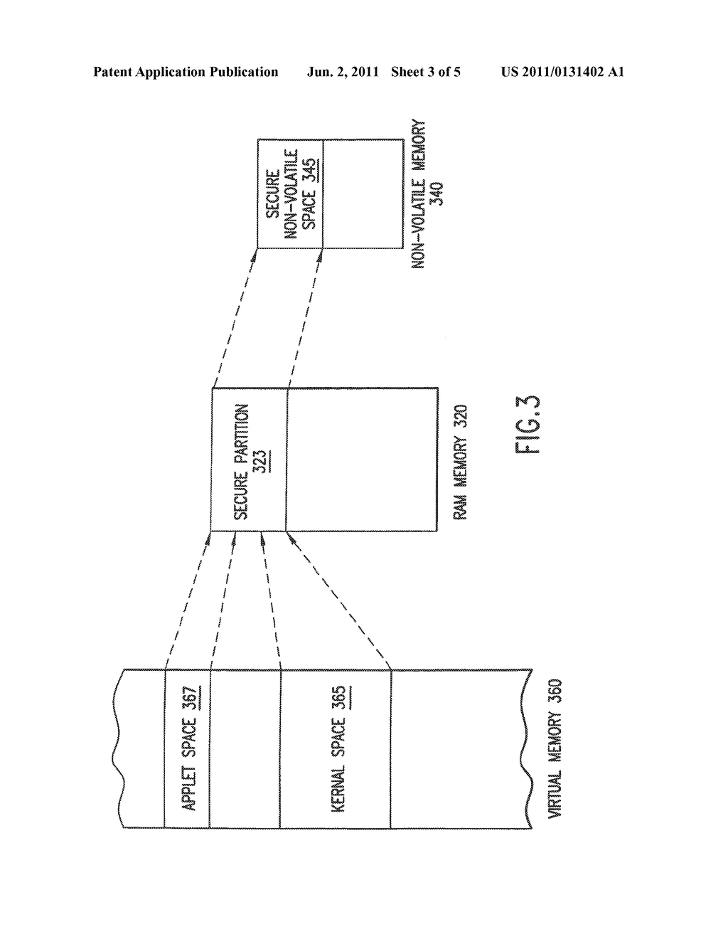 METHOD AND APPARATUS FOR SECURE EXECUTION USING A SECURE MEMORY PARTITION - diagram, schematic, and image 04