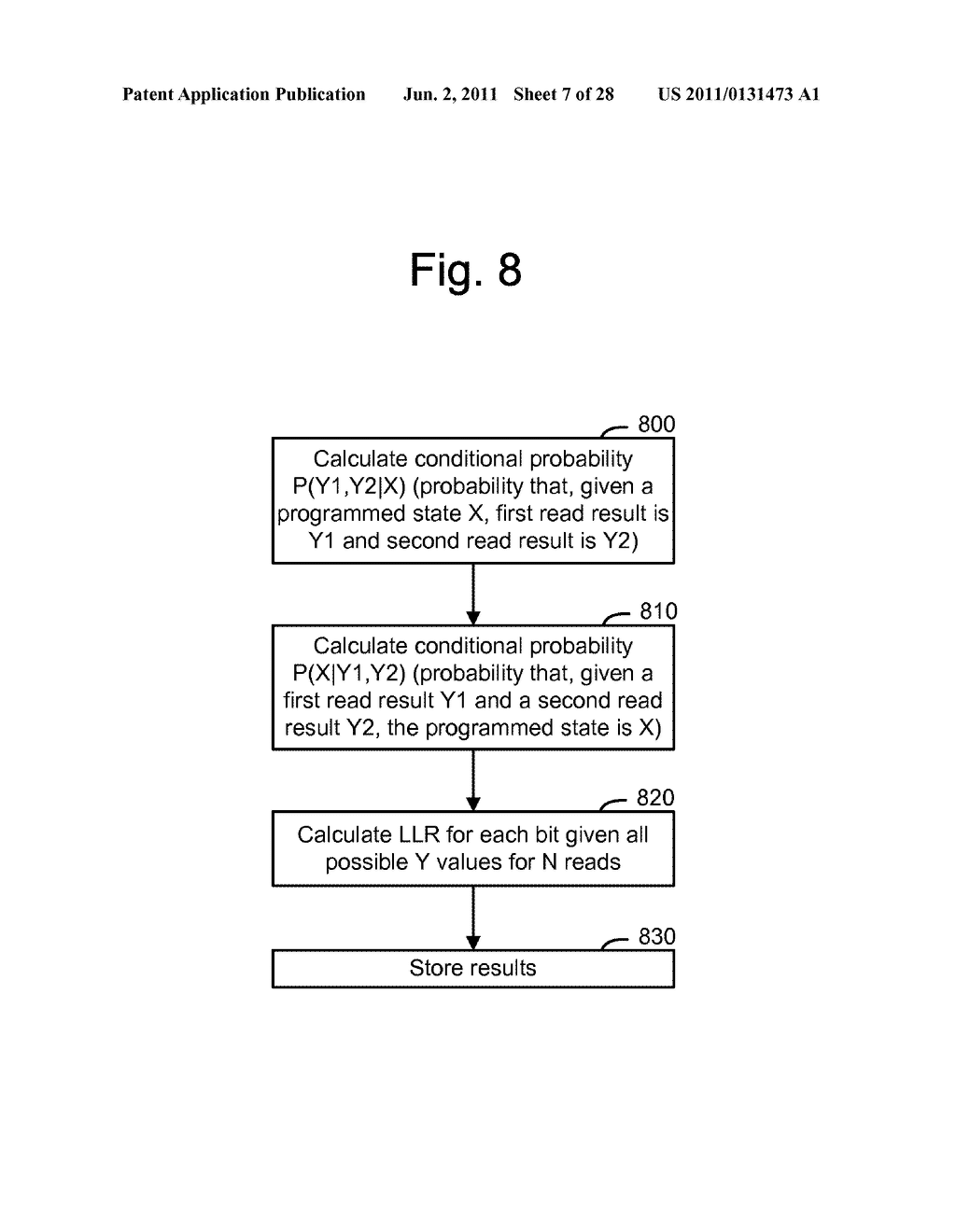 Method For Decoding Data In Non-Volatile Storage Using Reliability Metrics     Based On Multiple Reads - diagram, schematic, and image 08