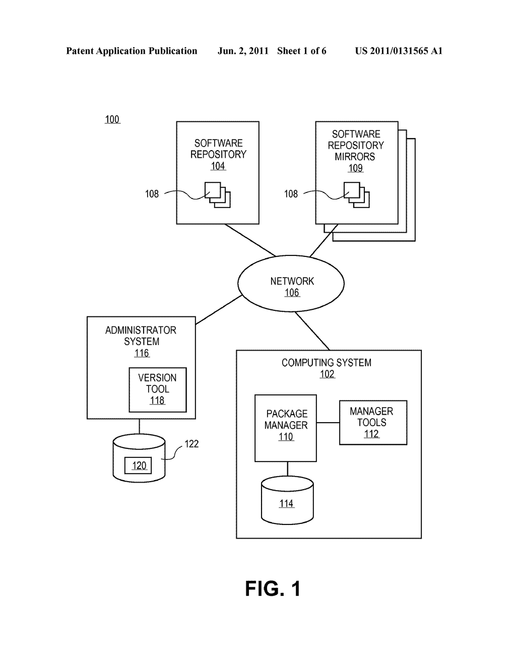 SYSTEMS AND METHODS FOR MANAGING A NETWORK OF COMPUTER SYSTEM USING A     VERSION IDENTIFIER GENERATED BASED ON SOFTWARE PACKAGES INSTALLED ON THE     COMPUTING SYSTEMS - diagram, schematic, and image 02