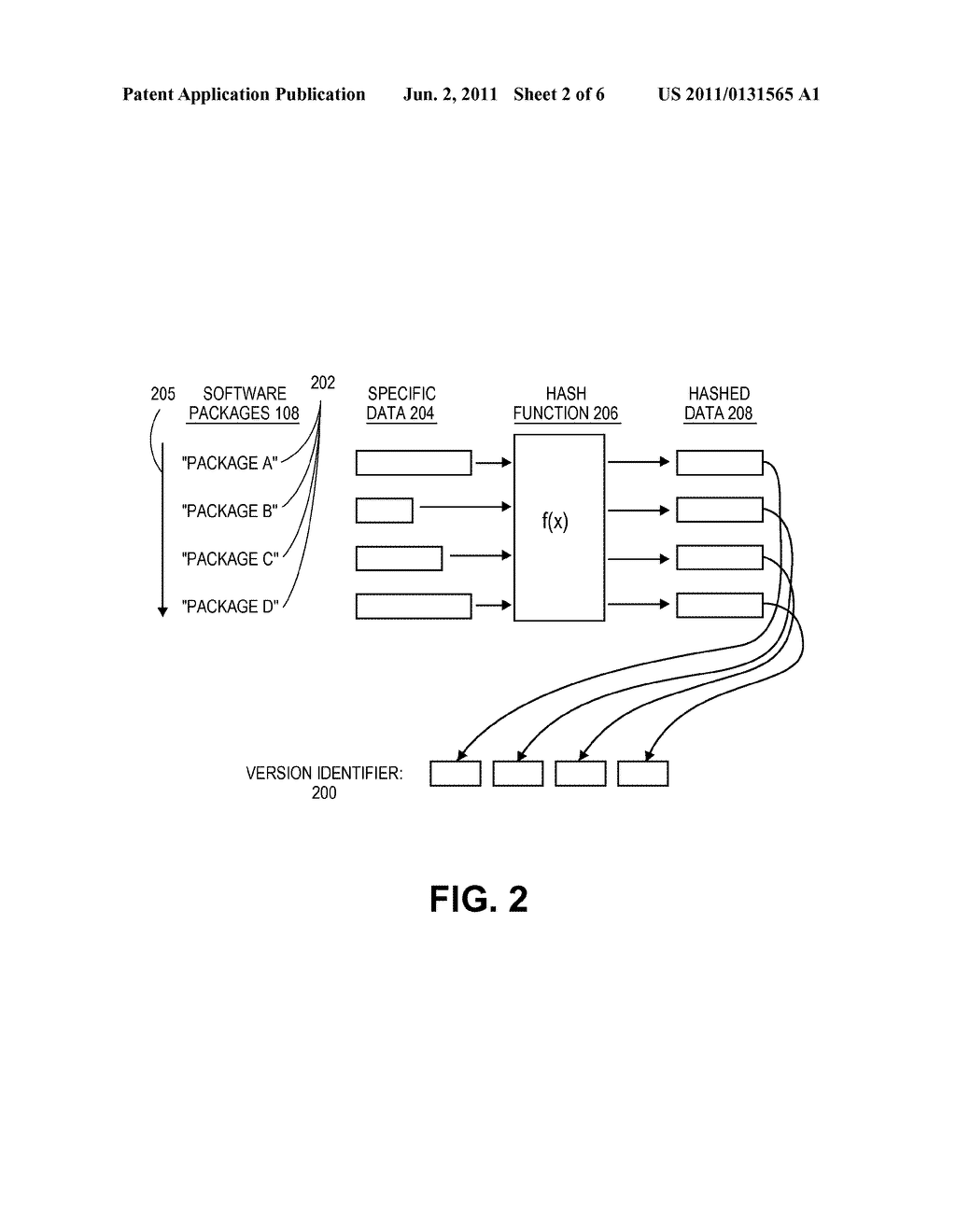 SYSTEMS AND METHODS FOR MANAGING A NETWORK OF COMPUTER SYSTEM USING A     VERSION IDENTIFIER GENERATED BASED ON SOFTWARE PACKAGES INSTALLED ON THE     COMPUTING SYSTEMS - diagram, schematic, and image 03