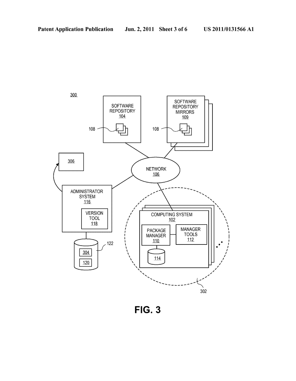 SYSTEMS AND METHODS FOR MANAGING A NETWORK OF COMPUTER SYSTEM USING A     VERSION IDENTIFIER GENERATED BASED ON SOFTWARE PACKAGES INSTALLED ON THE     COMPUTING SYSTEMS - diagram, schematic, and image 04