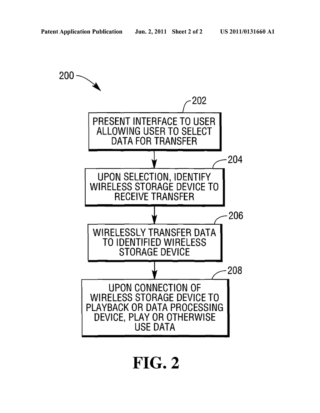 Methods and Apparatus for Transfer of Content to a Self Contained Wireless     Media Device - diagram, schematic, and image 03