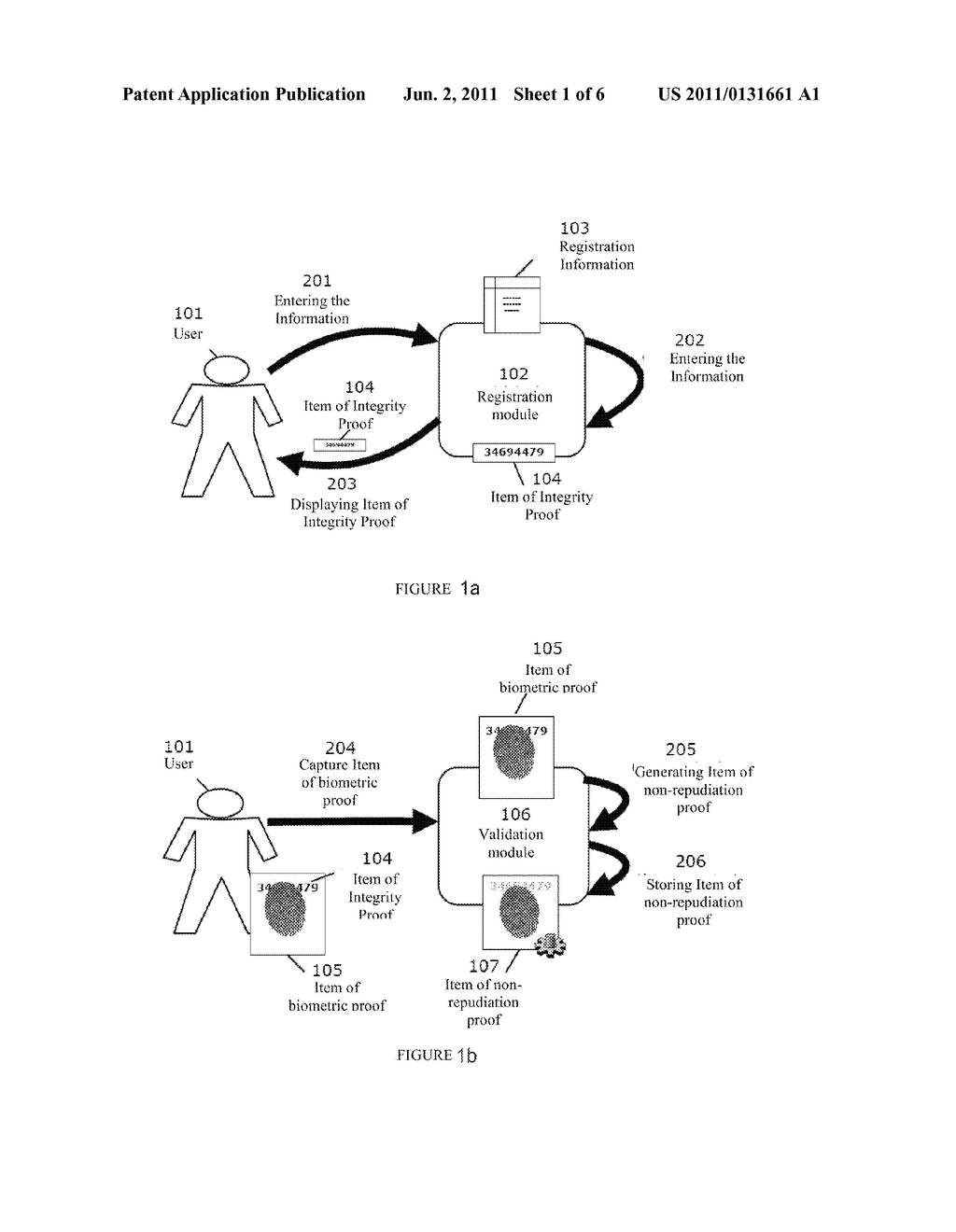 METHOD AND SYSTEM FOR PROTECTION OFUSER INFORMATION REGISTRATIONS     APPLICABLE IN ELECTORAL PROCESSES - diagram, schematic, and image 02