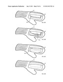 HAND COVERING(S) WITH DISPENSER AND/OR RECEPTACLE POCKET diagram and image