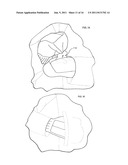 HAND COVERING(S) WITH DISPENSER AND/OR RECEPTACLE POCKET diagram and image