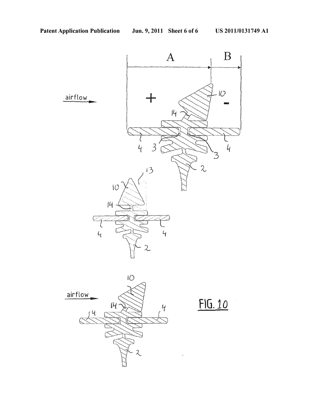 WINDSCREEN WIPER DEVICE COMPRISING AN ELASTIC, ELONGATED CARRIER ELEMENT,     AS WELL AS AN ELONGATED WIPER BLADE OF A FLEXIBLE MATERIAL, WHICH CAN BE     PLACED IN ABUTMENT WITH THE WINDSCREEN WIPER DEVICE - diagram, schematic, and image 07