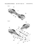 HINGE STRUCTURE OF SKATEBOARD diagram and image